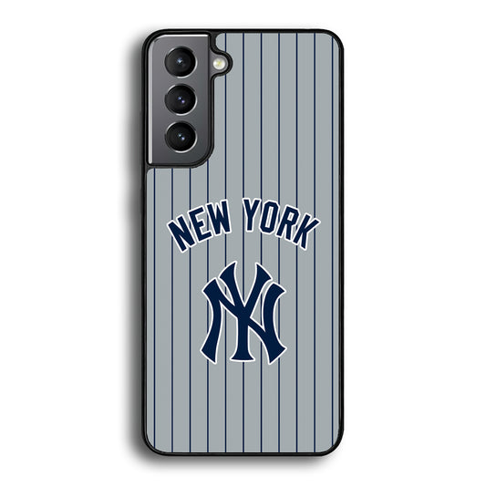 New York Yankees Curves Line Jersey Samsung Galaxy S21 Plus Case - Carneyforia