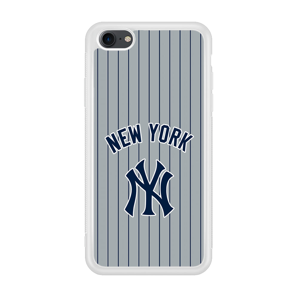 New York Yankees Curves Line Jersey iPhone 8 Case