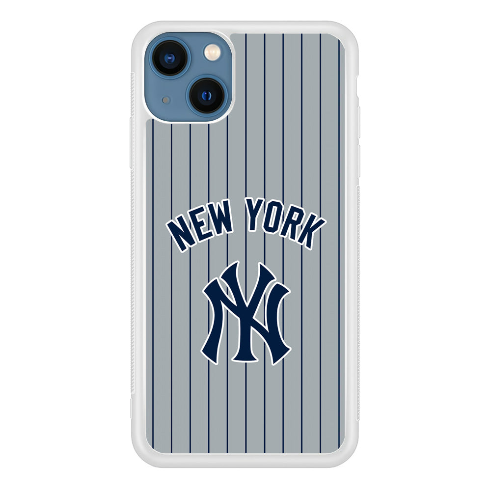 New York Yankees Curves Line Jersey iPhone 13 Case