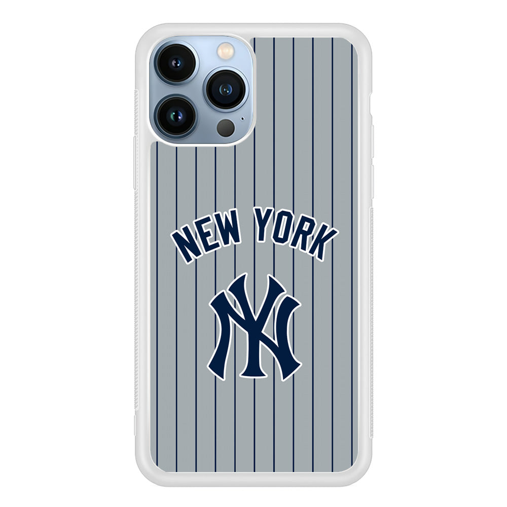 New York Yankees Curves Line Jersey iPhone 13 Pro Max Case