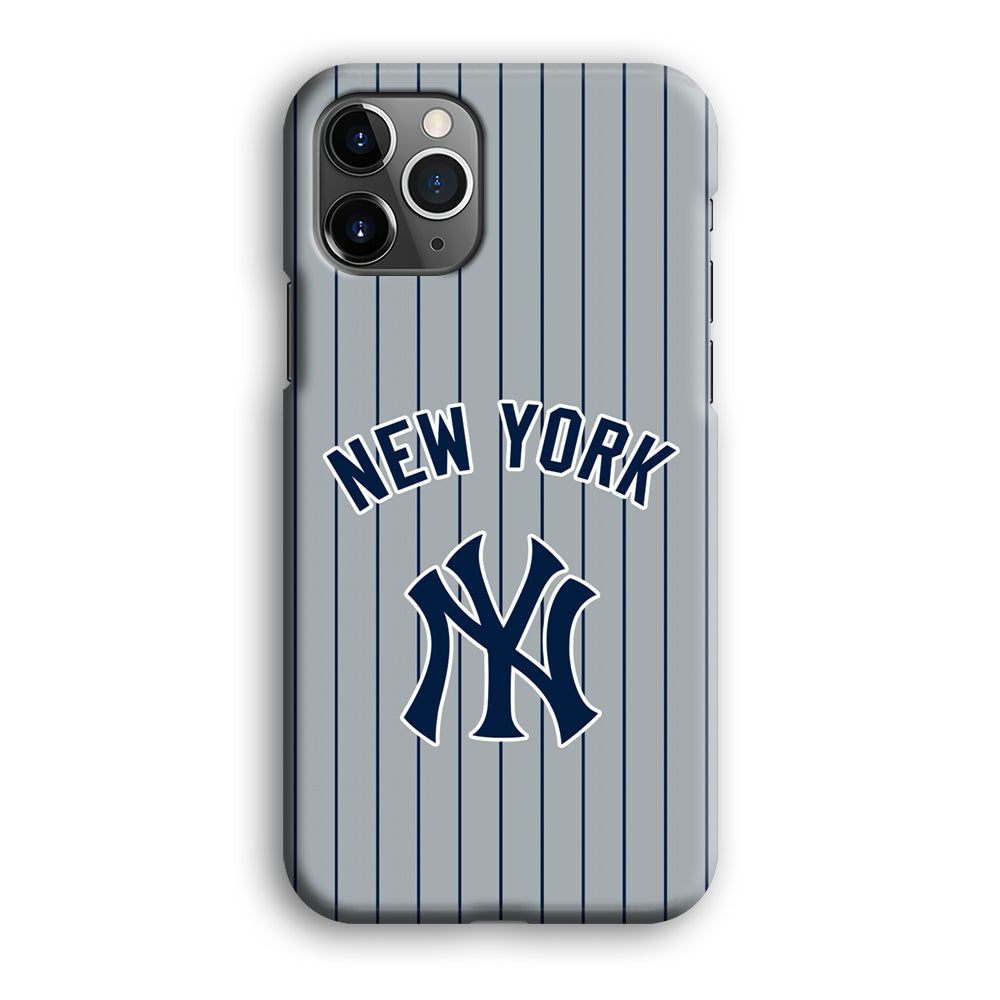 New York Yankees Curves Line Jersey iPhone 12 Pro Case