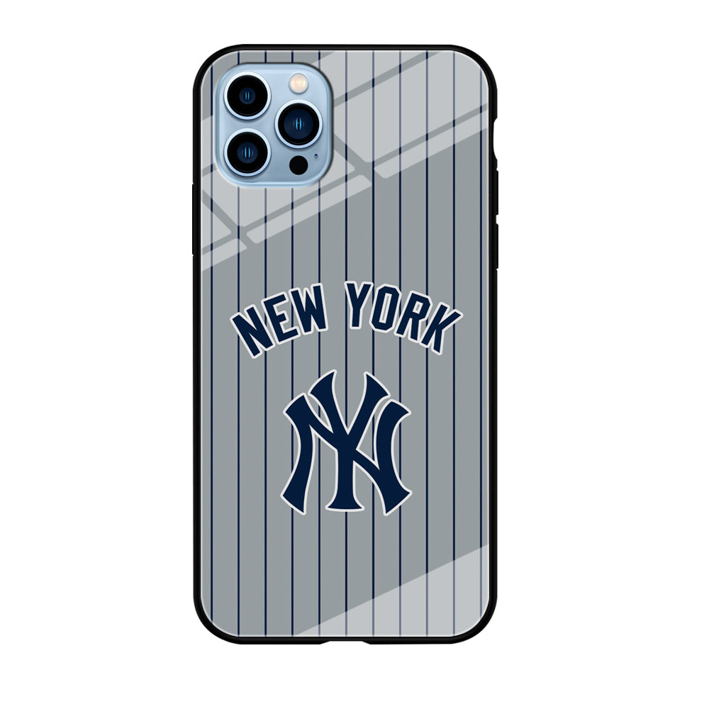 New York Yankees Curves Line Jersey iPhone 12 Pro Case