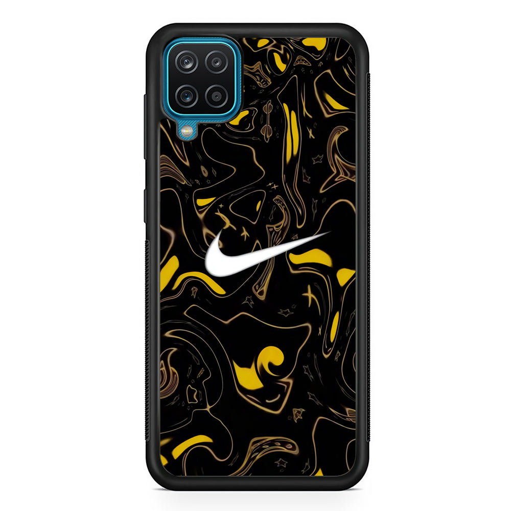 Nike Abstract Yellow Samsung Galaxy A12 Case