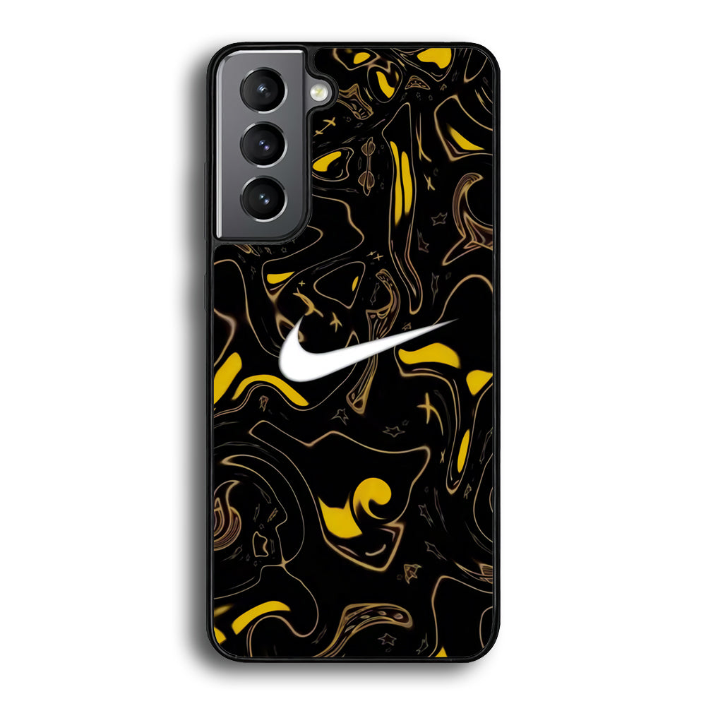 Nike Abstract Yellow Samsung Galaxy S21 Plus Case - Carneyforia
