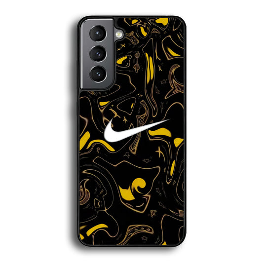 Nike Abstract Yellow Samsung Galaxy S21 Plus Case - Carneyforia