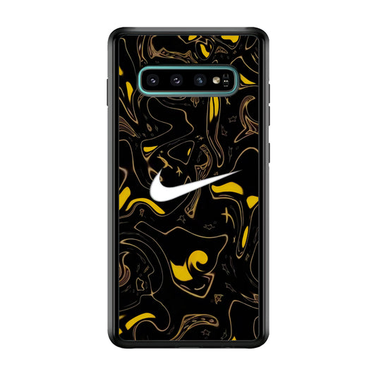 Nike Abstract Yellow Samsung Galaxy S10 Case