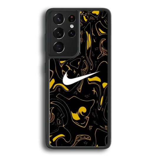 Nike Abstract Yellow Samsung Galaxy S21 Ultra Case - Carneyforia