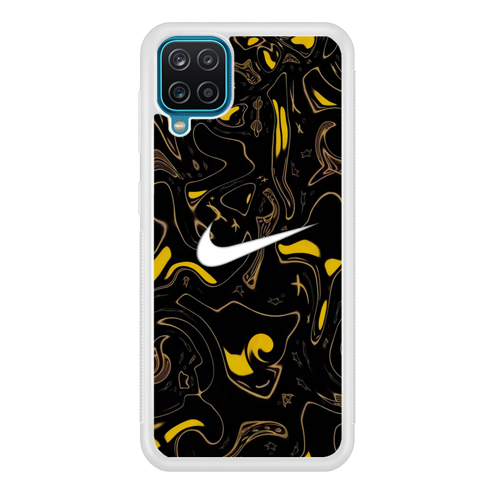 Nike Abstract Yellow Samsung Galaxy A12 Case