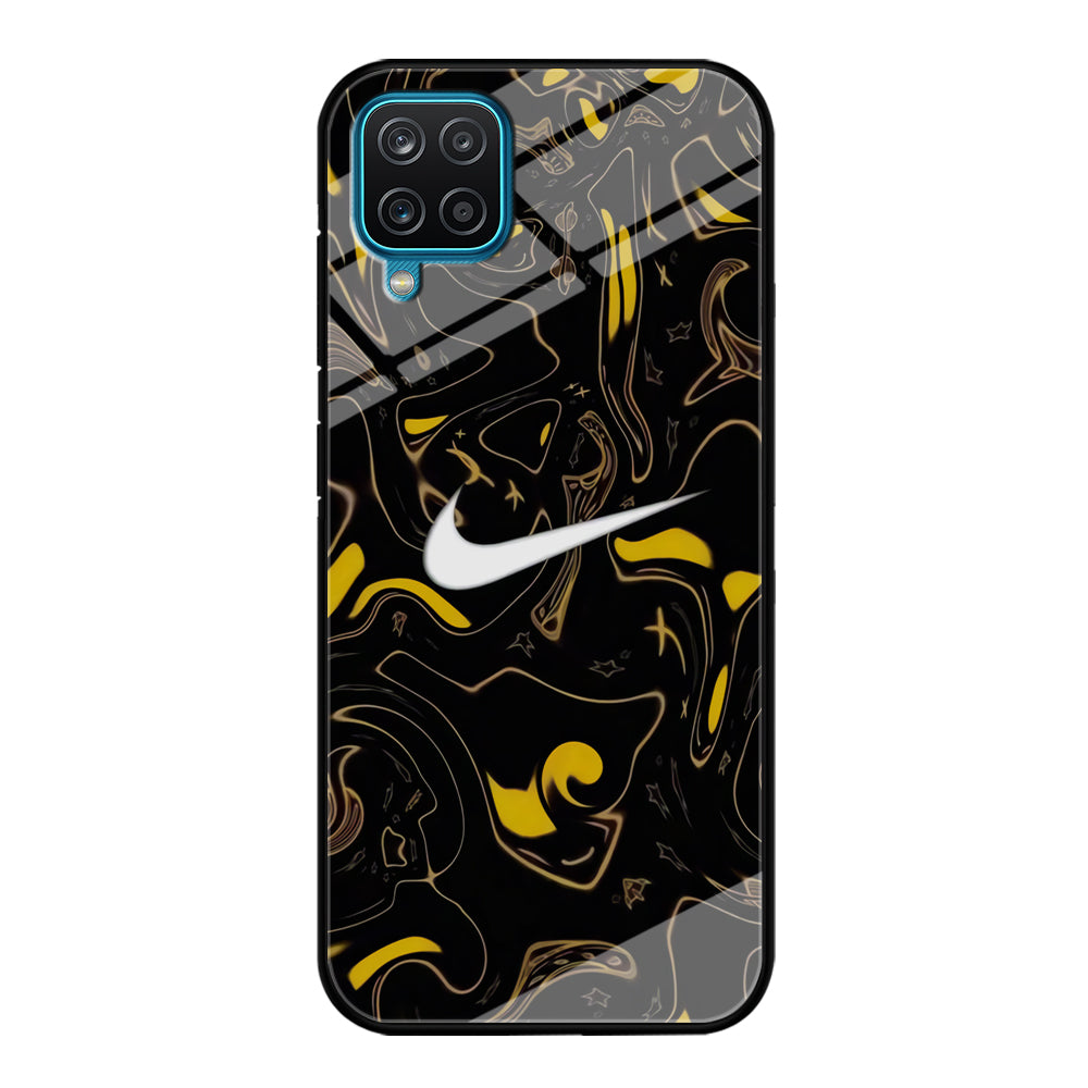 Nike Abstract Yellow Samsung Galaxy A12 Case