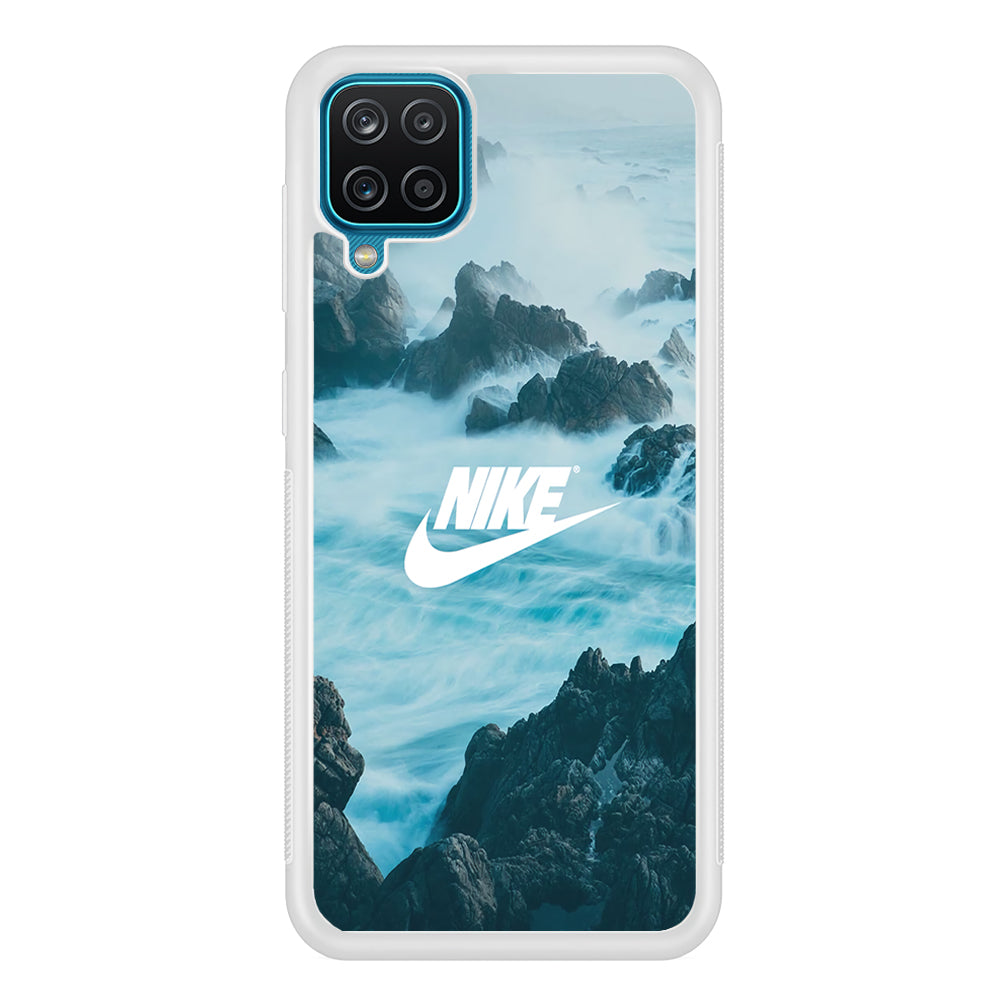 Nike Bluish Plateau Samsung Galaxy A12 Case