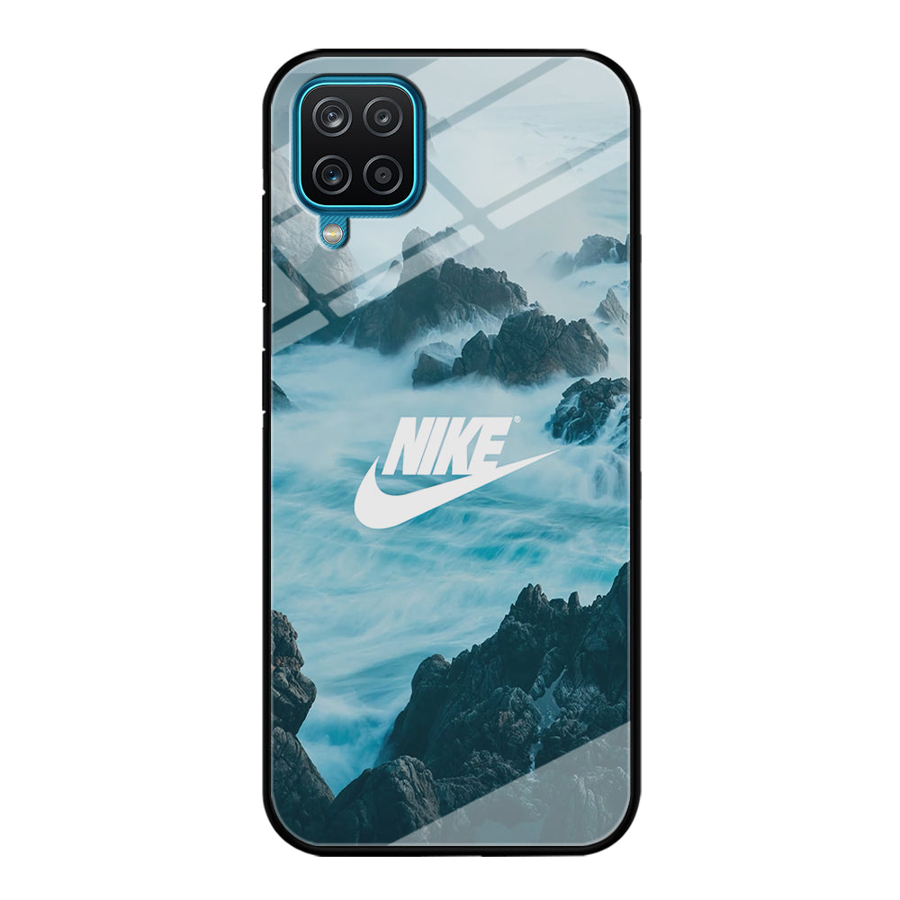 Nike Bluish Plateau Samsung Galaxy A12 Case