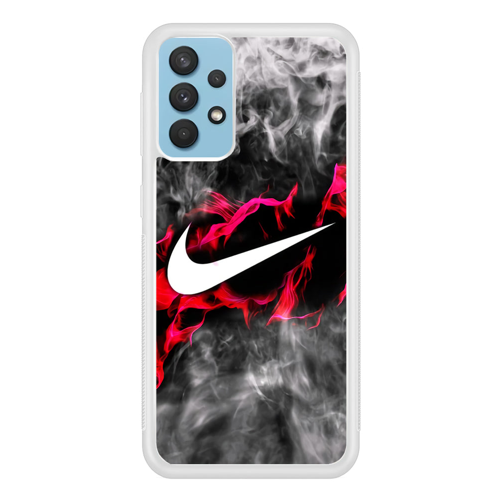 Nike Cloud Of Fire Samsung Galaxy A32 Case