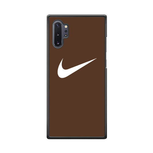 Nike Dark Chocolate Simple Samsung Galaxy Note 10 Plus Case
