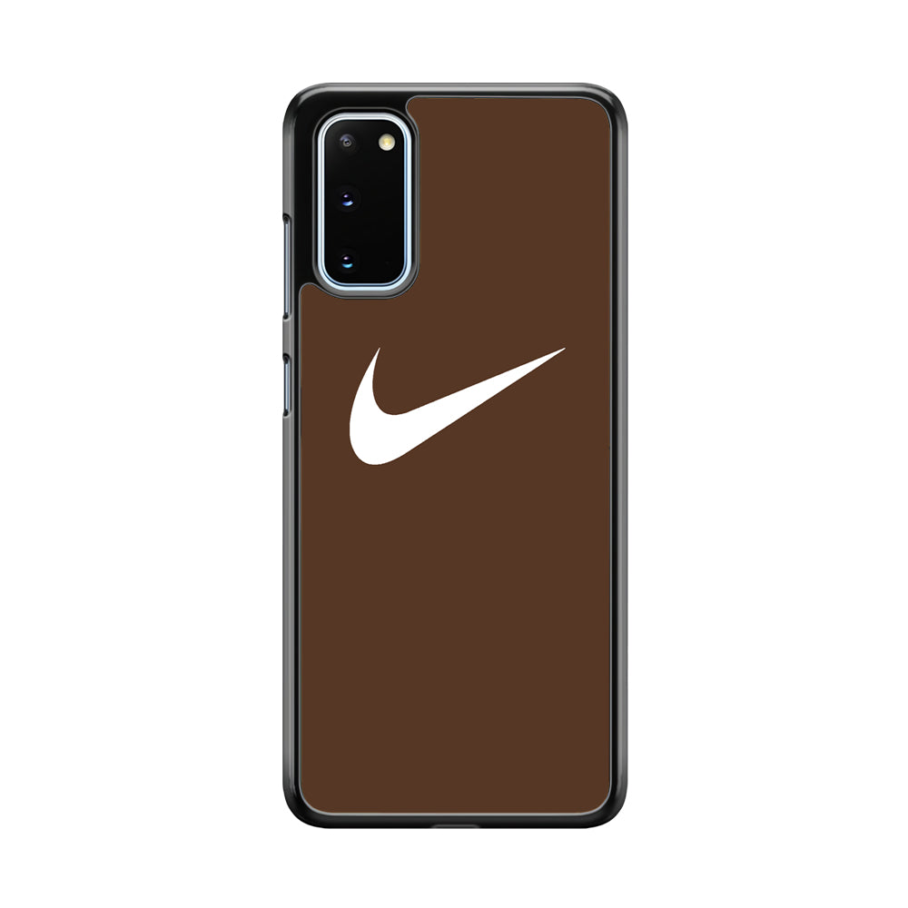 Nike Dark Chocolate Simple Samsung Galaxy S20 Case