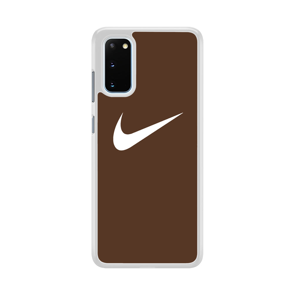 Nike Dark Chocolate Simple Samsung Galaxy S20 Case