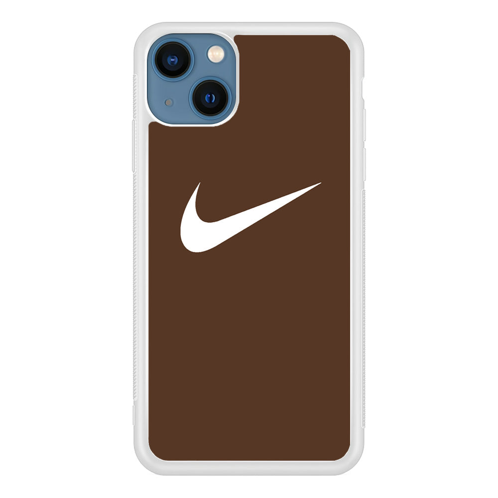 Nike Dark Chocolate Simple iPhone 13 Case