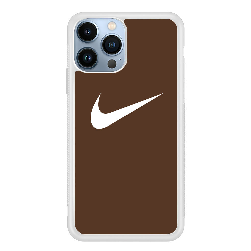 Nike Dark Chocolate Simple iPhone 13 Pro Max Case