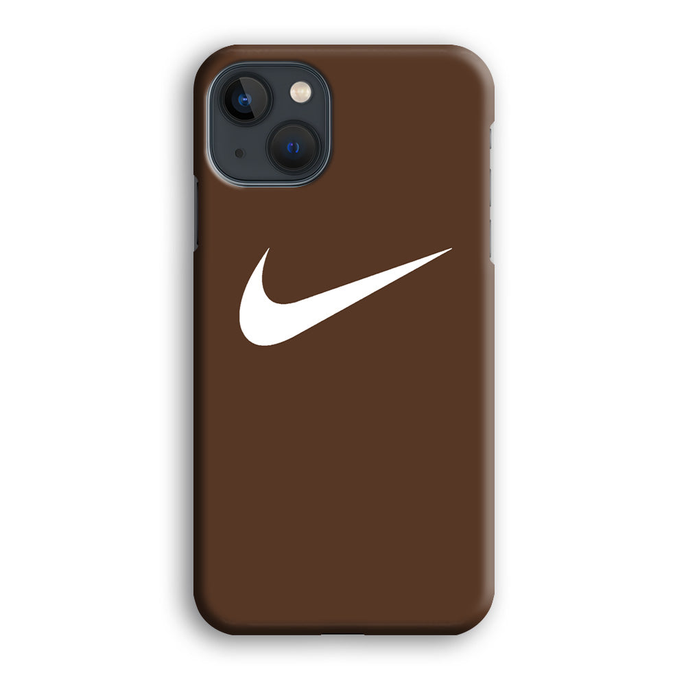 Nike Dark Chocolate Simple iPhone 13 Case