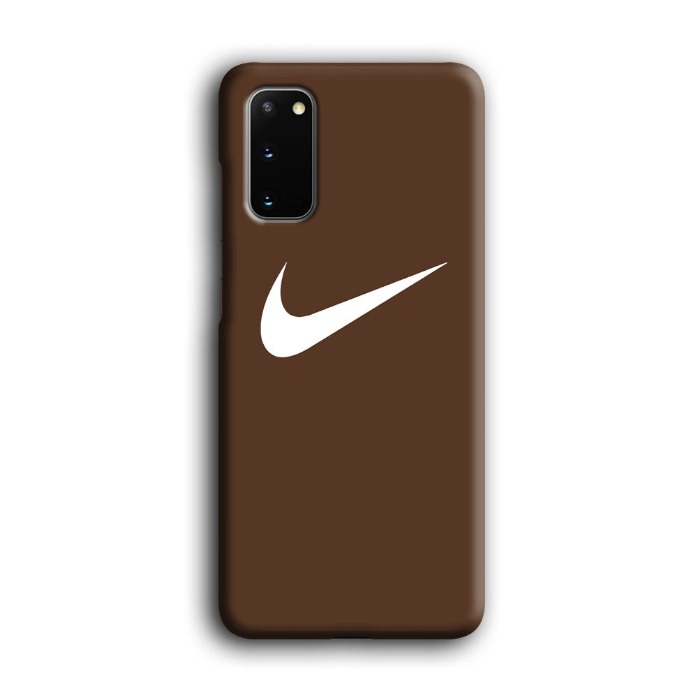 Nike Dark Chocolate Simple Samsung Galaxy S20 Case