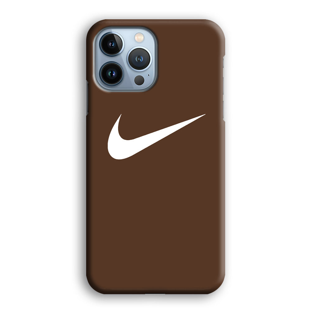 Nike Dark Chocolate Simple iPhone 13 Pro Max Case