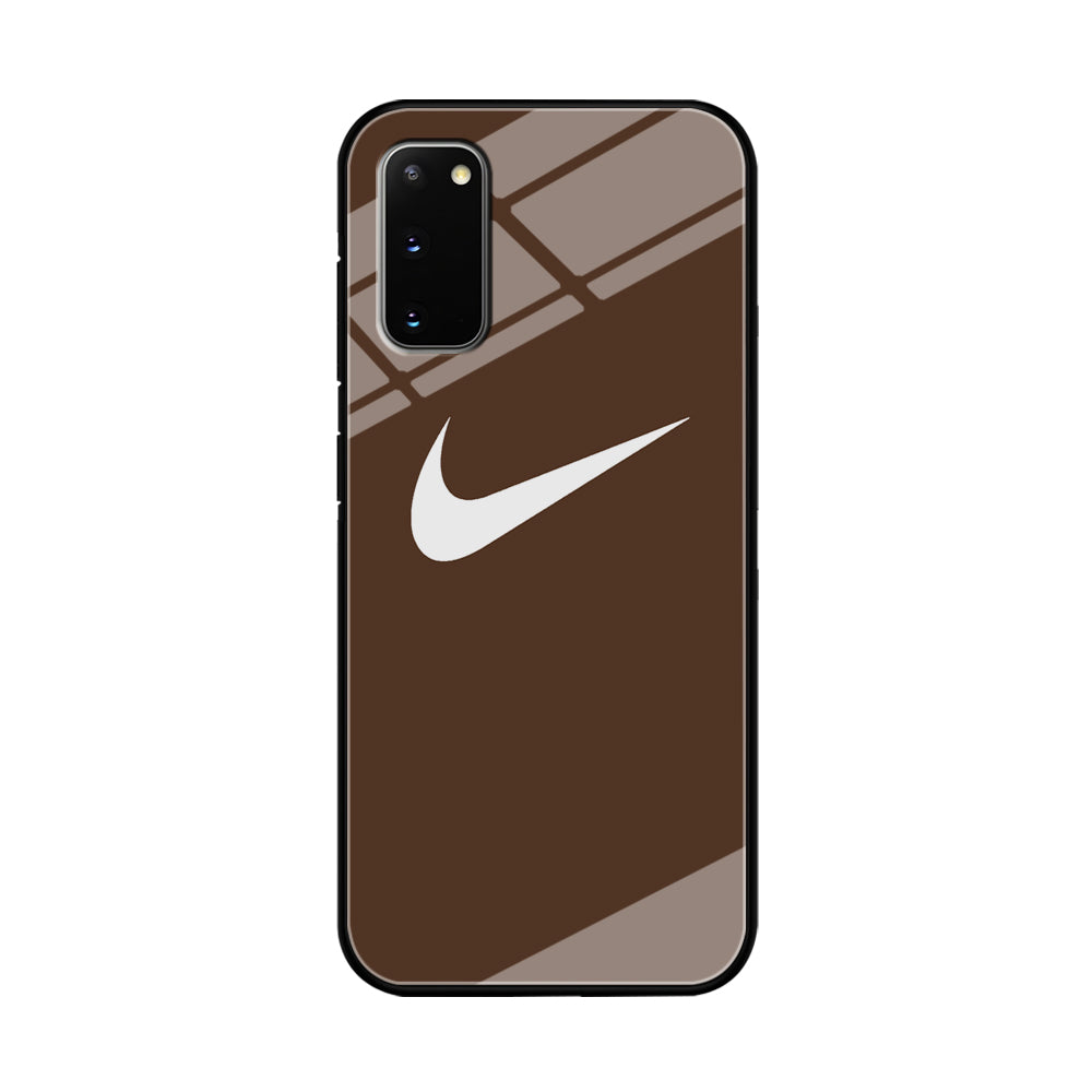 Nike Dark Chocolate Simple Samsung Galaxy S20 Case