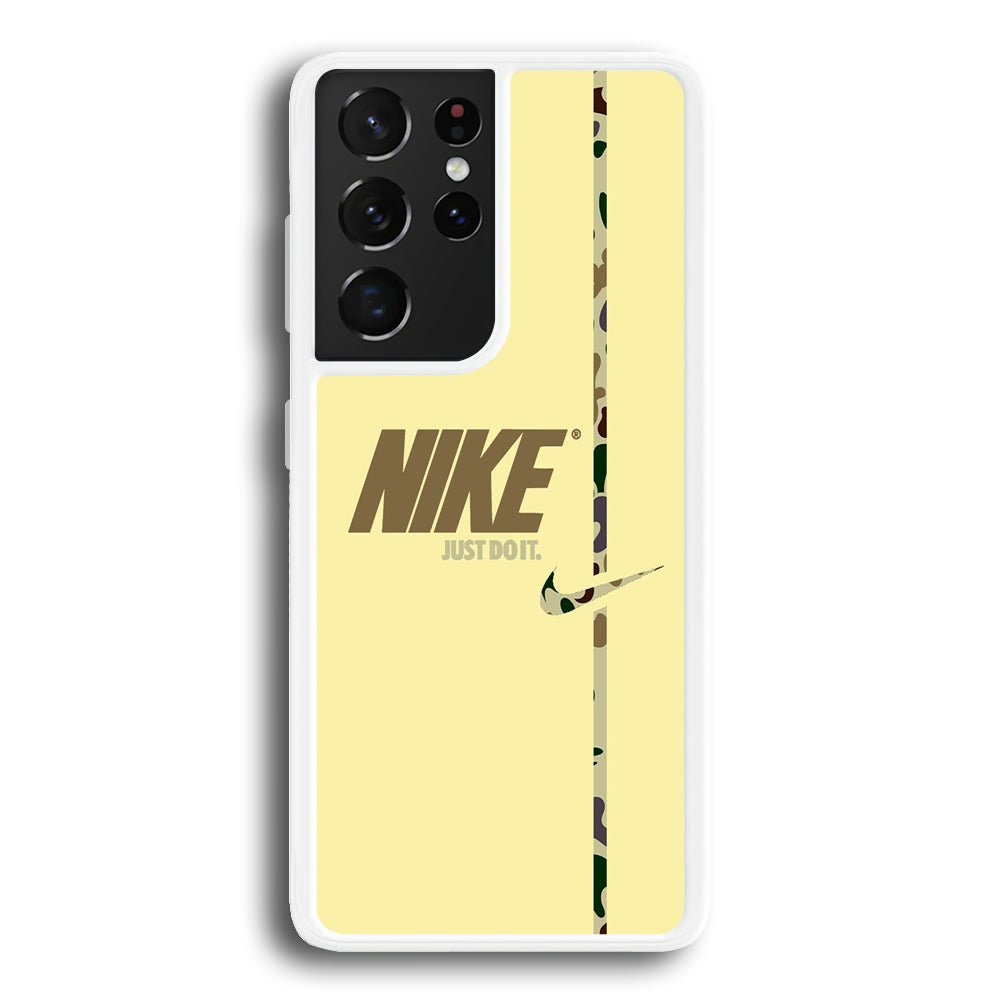 Nike Desert Camo Samsung Galaxy S21 Ultra Case