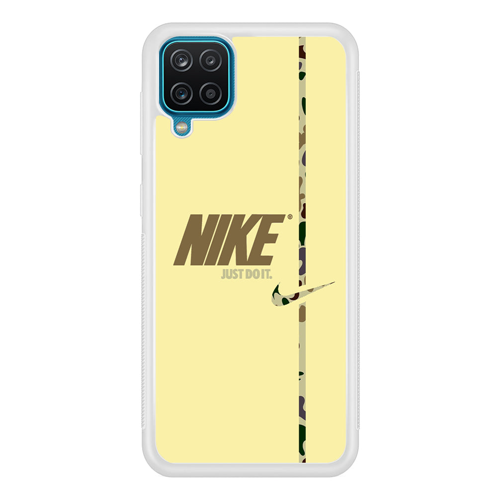 Nike Desert Camo Samsung Galaxy A12 Case