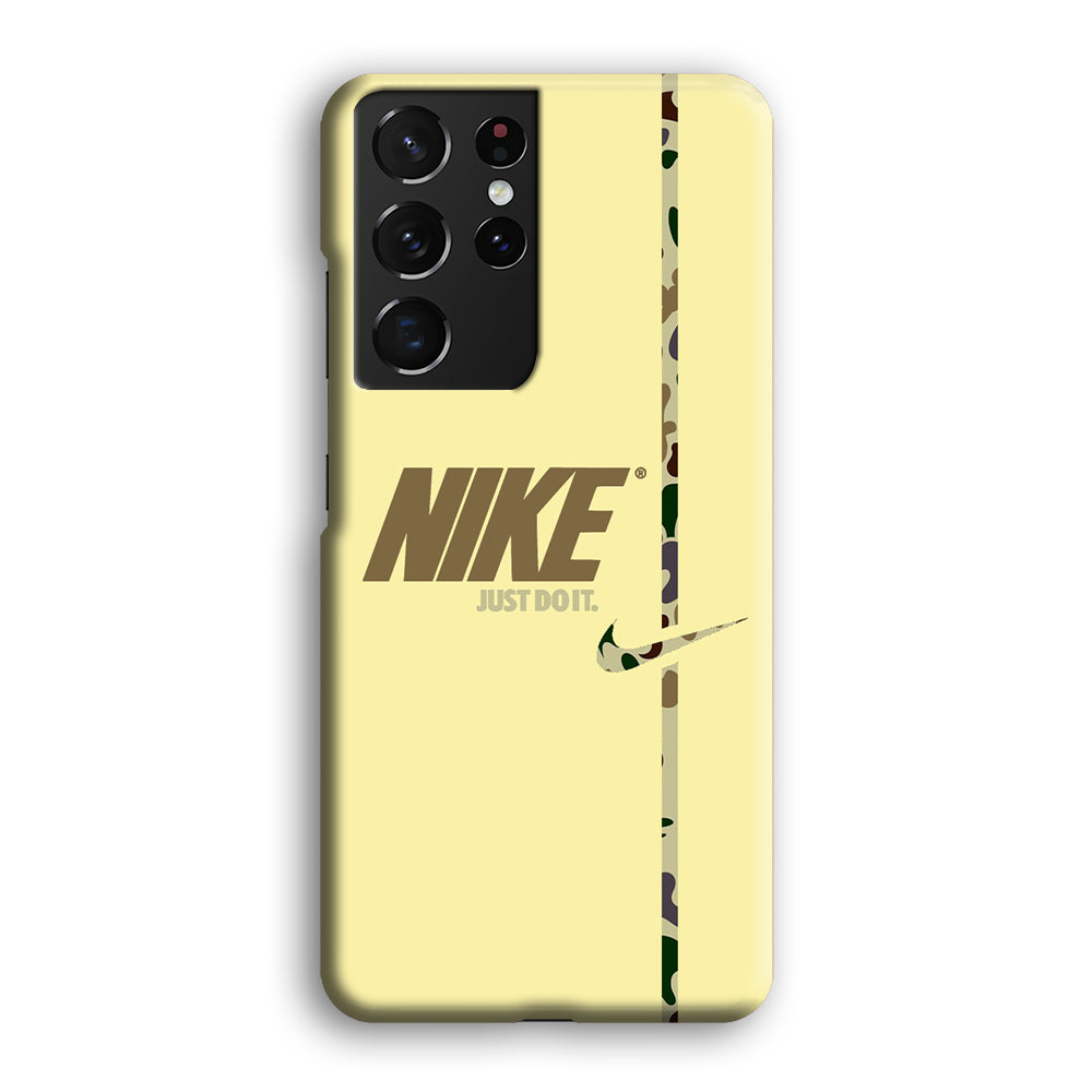 Nike Desert Camo Samsung Galaxy S21 Ultra Case