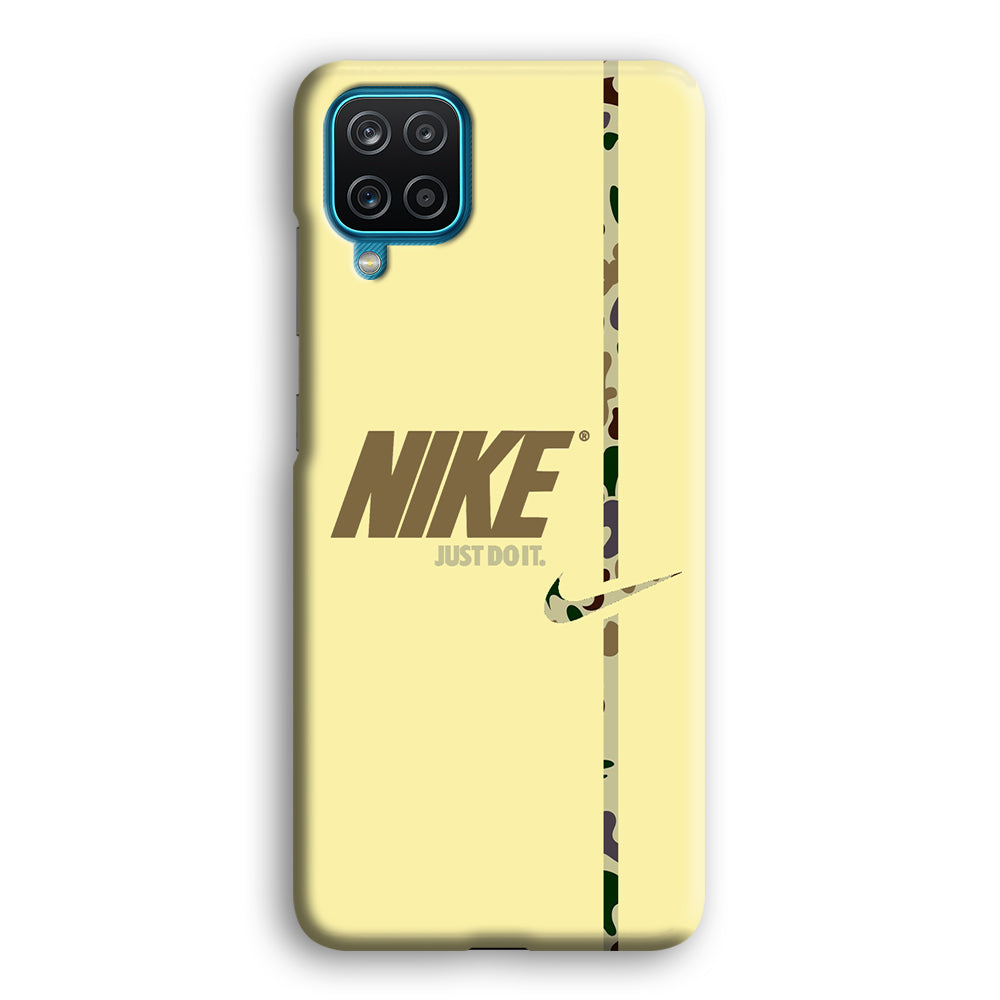 Nike Desert Camo Samsung Galaxy A12 Case