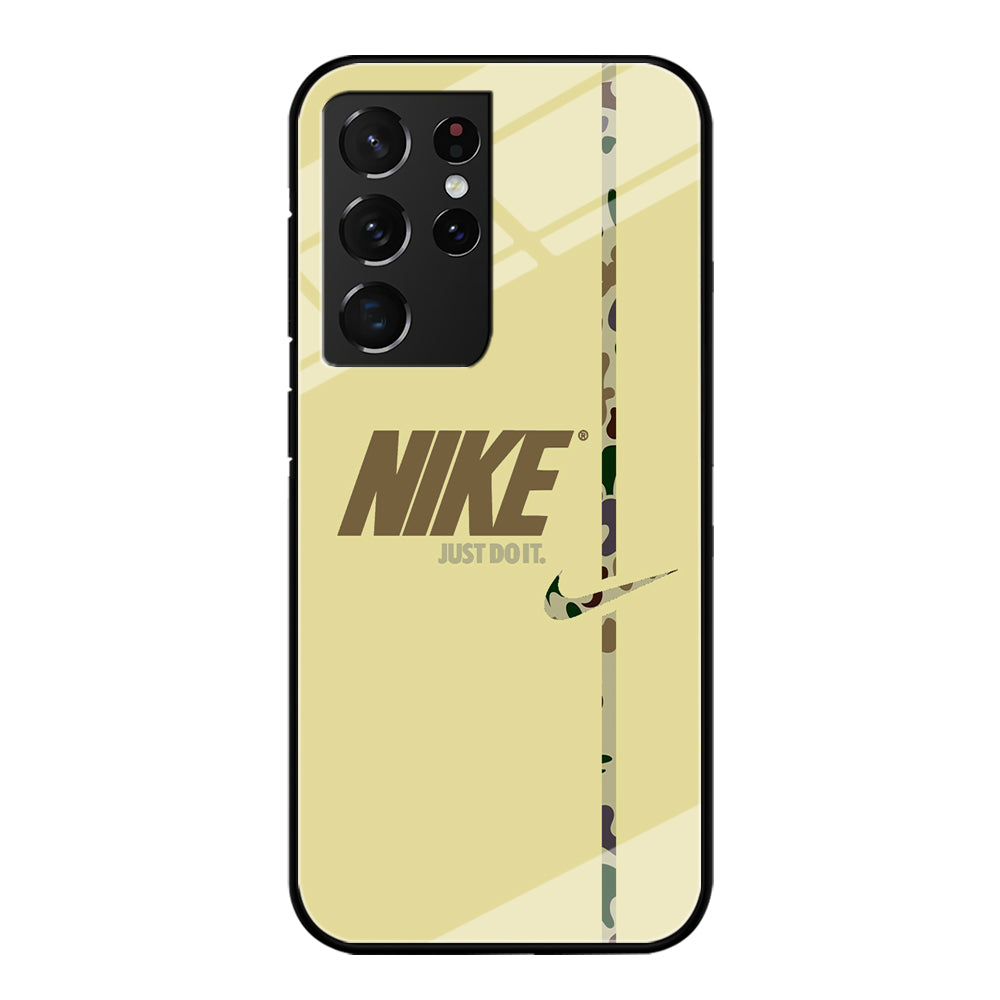 Nike Desert Camo Samsung Galaxy S21 Ultra Case