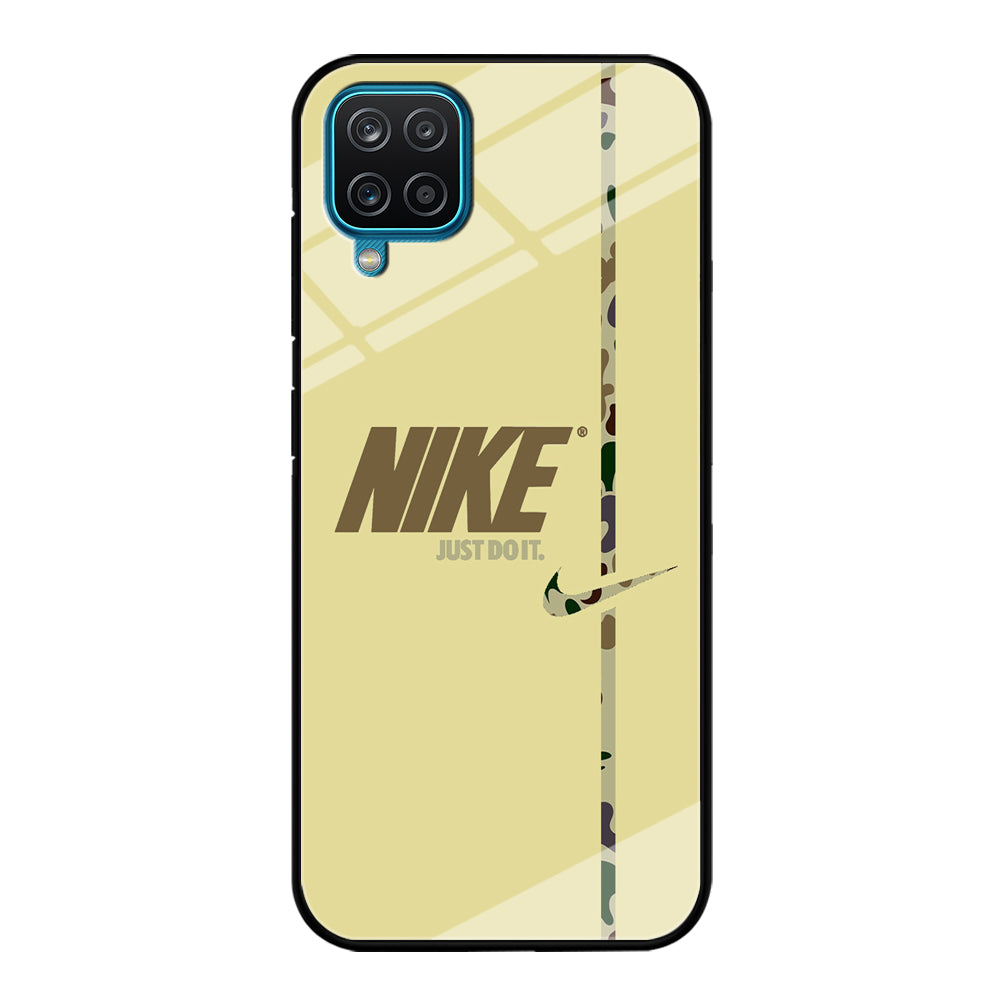 Nike Desert Camo Samsung Galaxy A12 Case