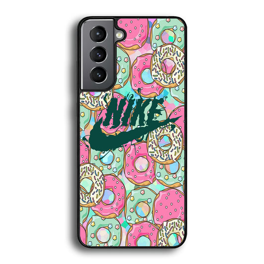 Nike Donut Cream Samsung Galaxy S21 Plus Case - Carneyforia