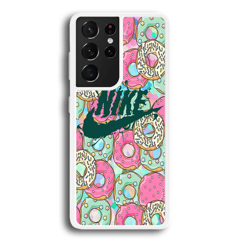 Nike Donut Cream Samsung Galaxy S21 Ultra Case