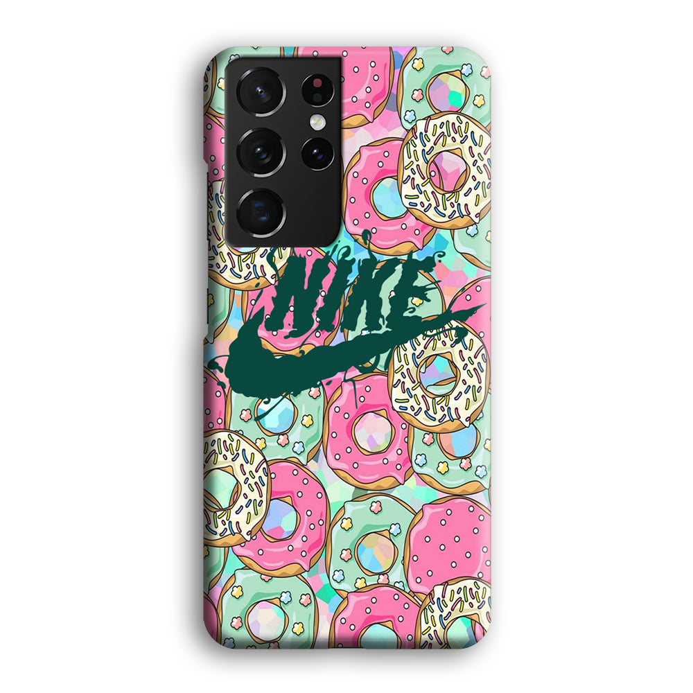 Nike Donut Cream Samsung Galaxy S21 Ultra Case