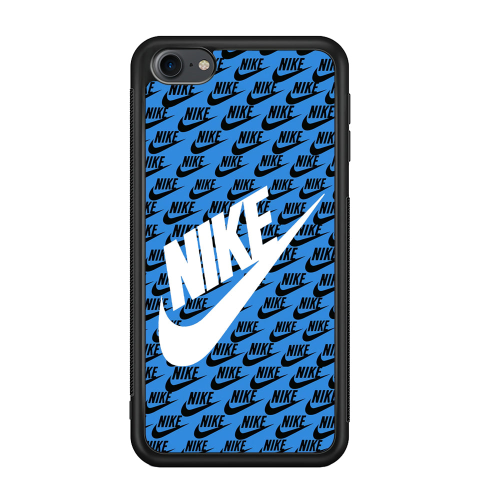 Nike Doodle Logo Blue iPod Touch 6 Case - Carneyforia