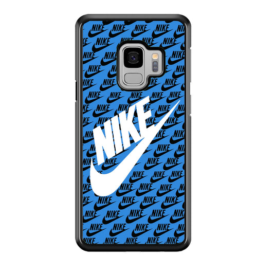 Nike Doodle Logo Blue Samsung Galaxy S9 Case
