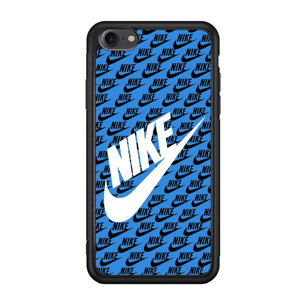 Nike Doodle Logo Blue iPhone 7 Case