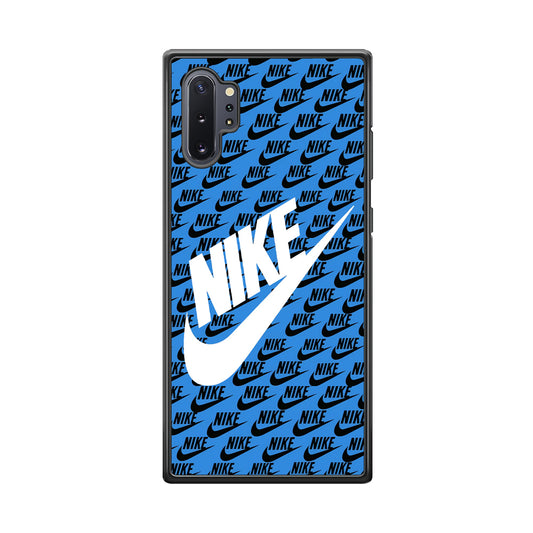 Nike Doodle Logo Blue Samsung Galaxy Note 10 Plus Case