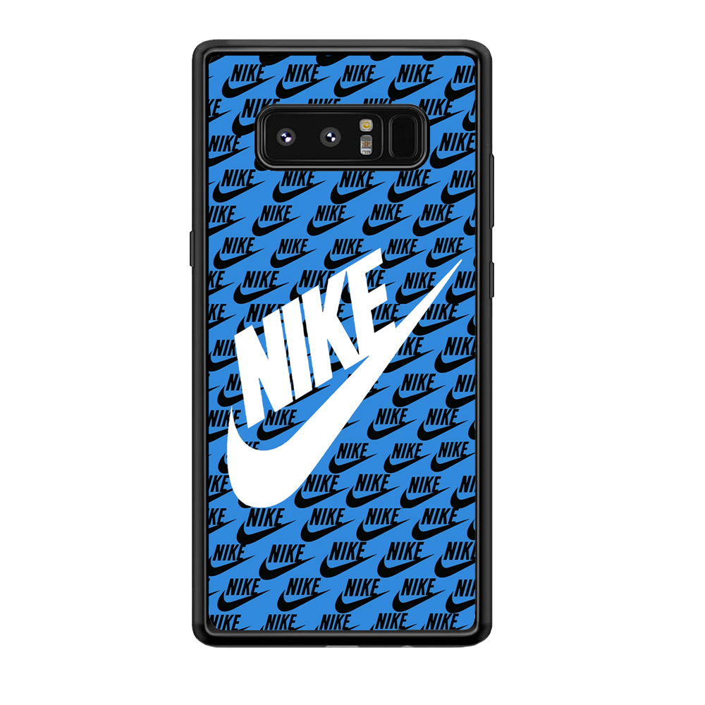 Nike Doodle Logo Blue Samsung Galaxy Note 8 Case