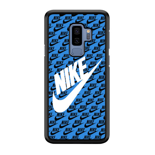 Nike Doodle Logo Blue Samsung Galaxy S9 Plus Case