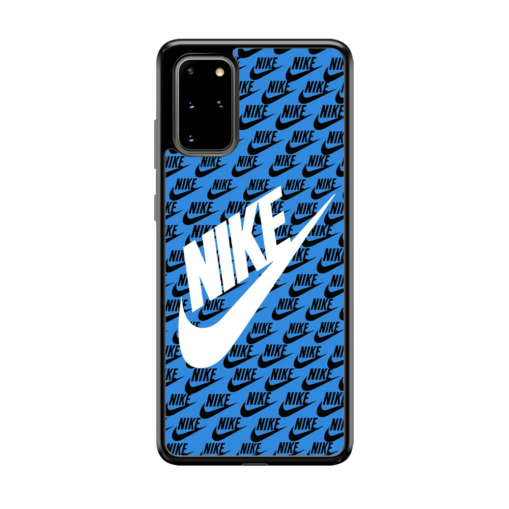 Nike Doodle Logo Blue Samsung Galaxy S20 Plus Case