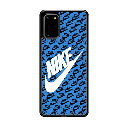 Nike Doodle Logo Blue Samsung Galaxy S20 Plus Case