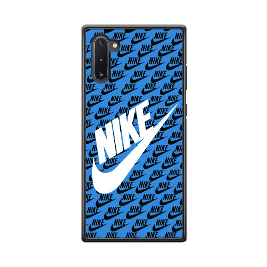 Nike Doodle Logo Blue Samsung Galaxy Note 10 Case