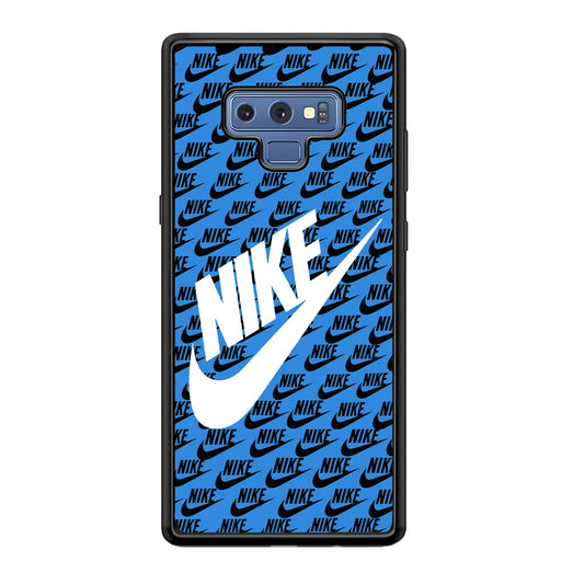 Nike Doodle Logo Blue Samsung Galaxy Note 9 Case