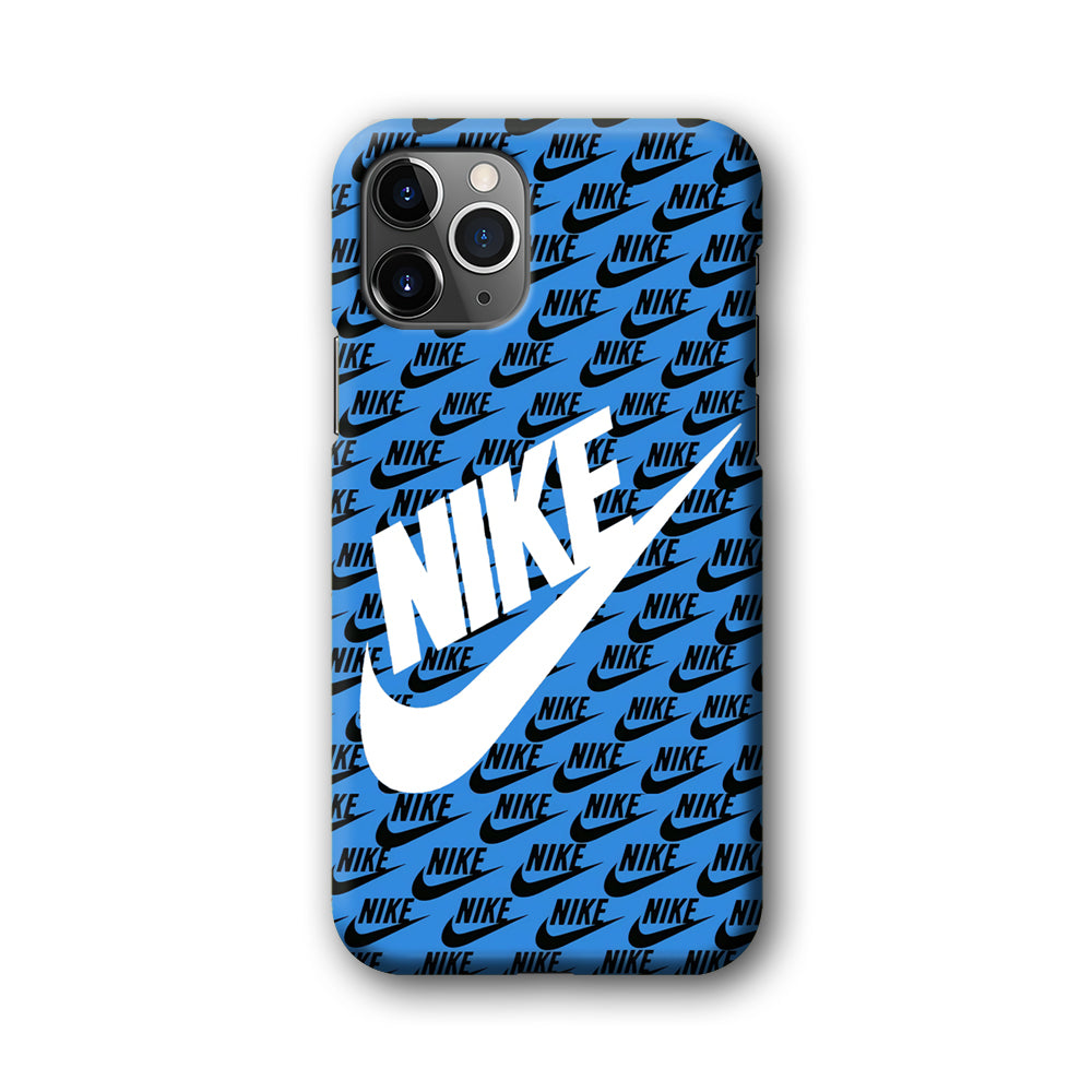 Nike Doodle Logo Blue iPhone 11 Pro Case