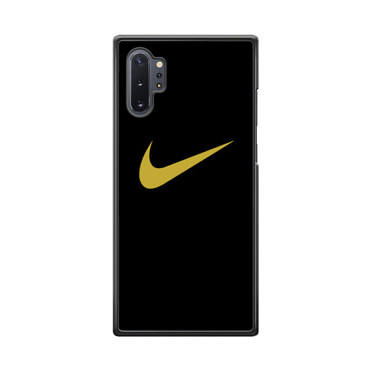 Nike Gold Logo Black Samsung Galaxy Note 10 Plus Case