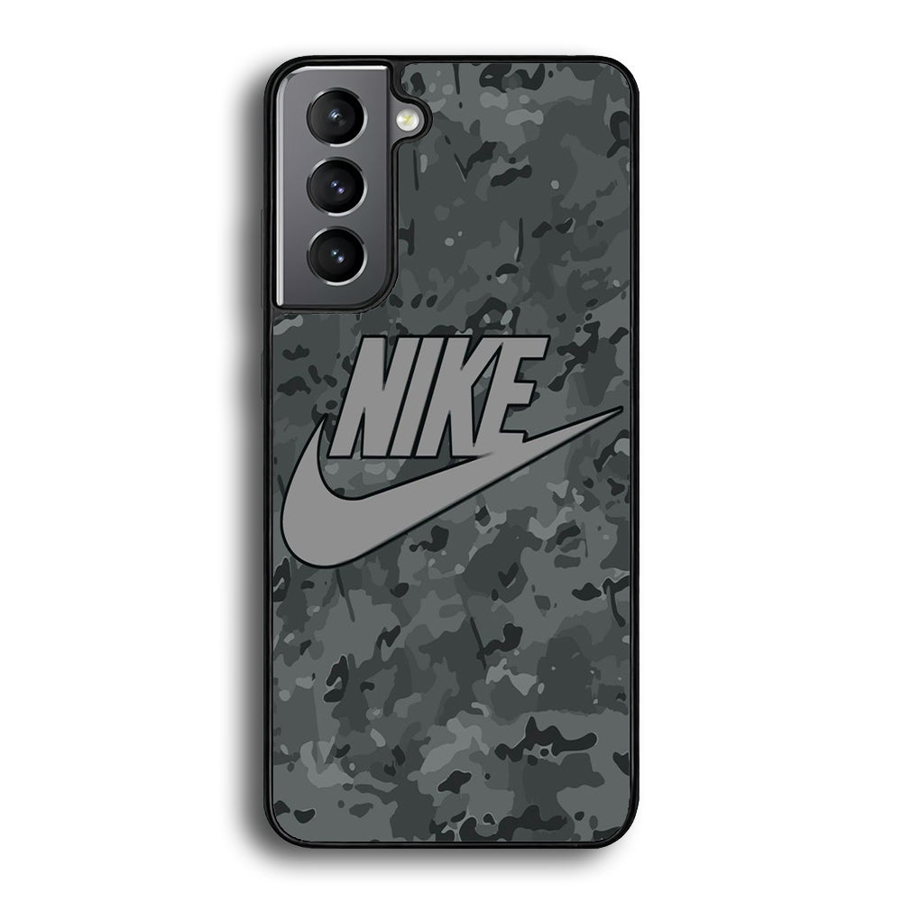 Nike Grey Camo Samsung Galaxy S21 Case