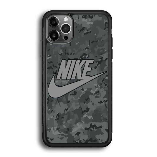 Nike Grey Camo iPhone 12 Pro Max Case