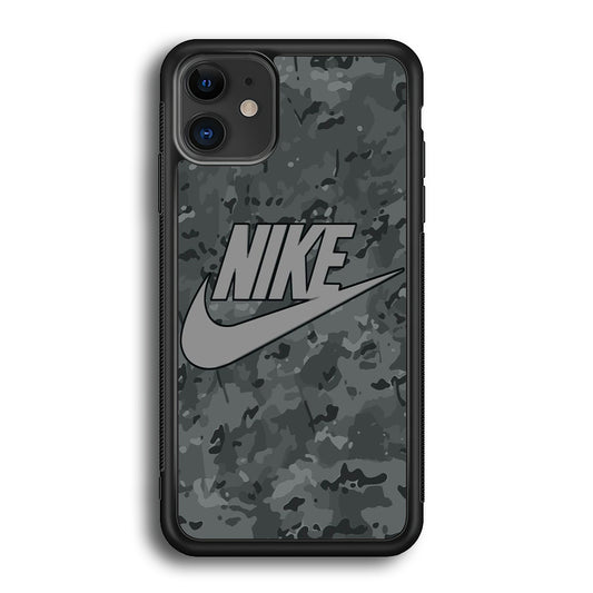 Nike Grey Camo iPhone 12 Case