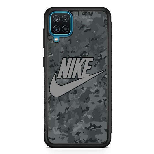 Nike Grey Camo Samsung Galaxy A12 Case